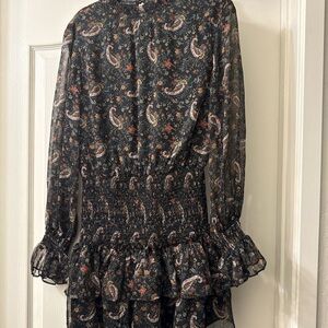Floral Paisley Long Sleeve Dress